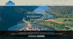 Desktop Screenshot of hotel-werbetal.de